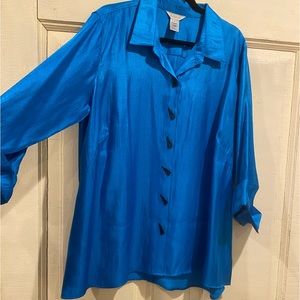 Beautiful blue jacket top